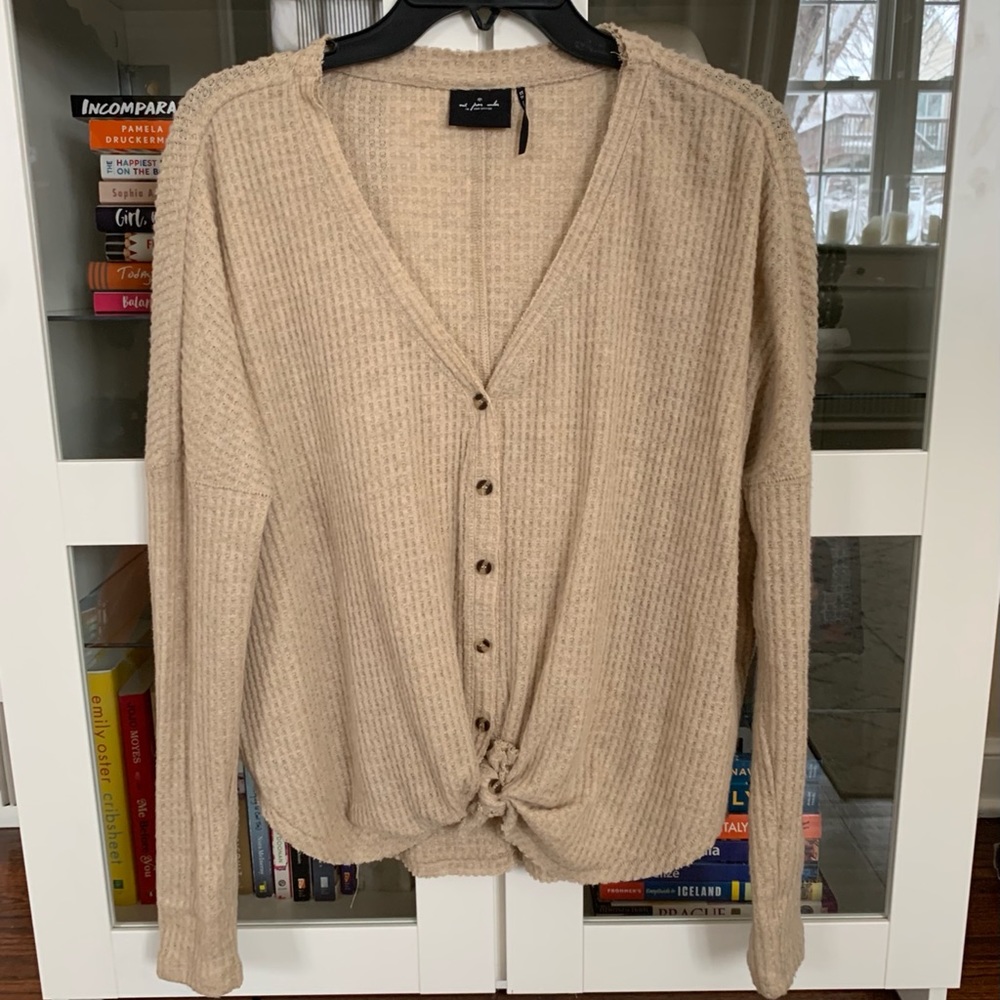 Out From Under Tan Oversized Thermal